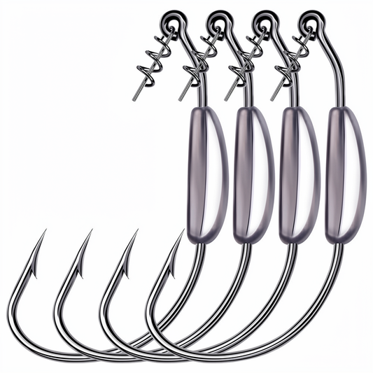 PROBEROS Fishing Hooks Qbg91768 Weighted for Bass Trout Perch