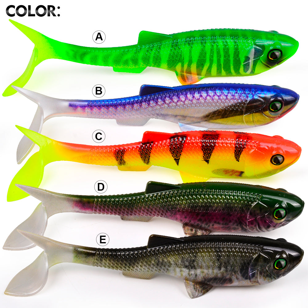 PROBEROS RL5600 Paddle Tail Swimbait 5 Colors Options A B C D E
