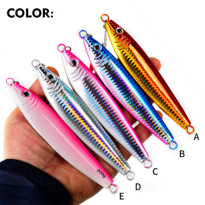 PROBEROS vertical lead jigs available in 5 laser bionic colors (Color A to E)