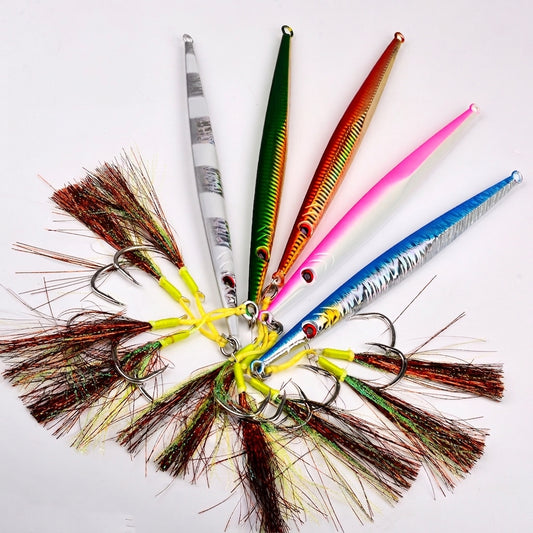 PROBEROS LF132 Slow Jigging Lure 60g-400g Saltwater Vertical Jig for Offshore Big Game Fishing