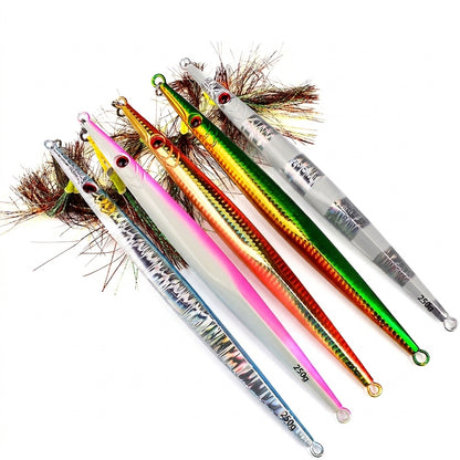 PROBEROS LF132 Slow Jigging Lure 60g-400g Saltwater Vertical Jig for Offshore Big Game Fishing