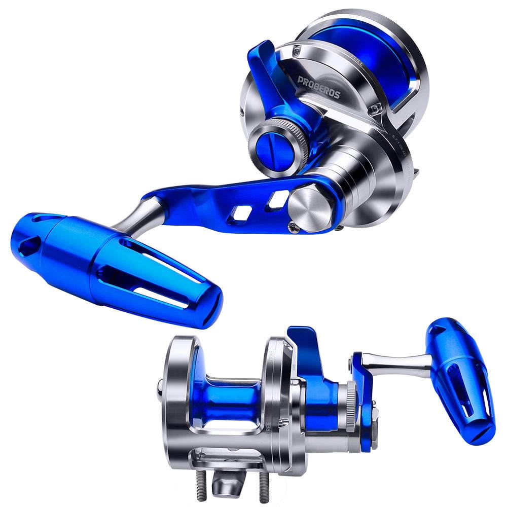 PROBEROS PJG300 PJG400 Slow Pitch Jigging Reel Full Metal 5.7:1 20kg Drag 9+1BB