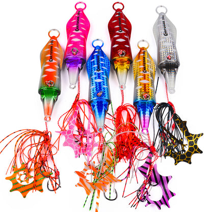 6 Color Options A to F for KATYUSHA Inchiku Squid Jig Saltwater Lures