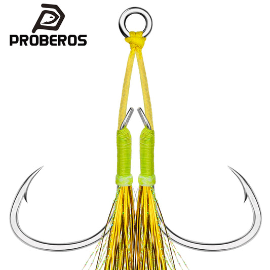 PROBEROS SZ099 Saltwater Jigging Assist Hooks 2 Sets