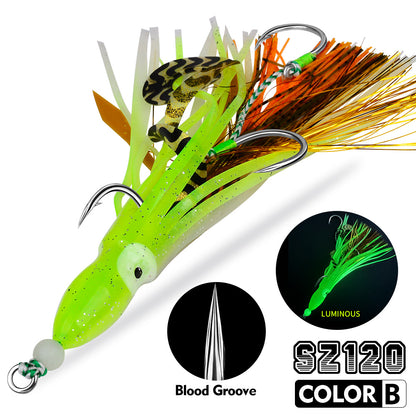 PROBEROS SZ120 luminous octopus assist hook color B