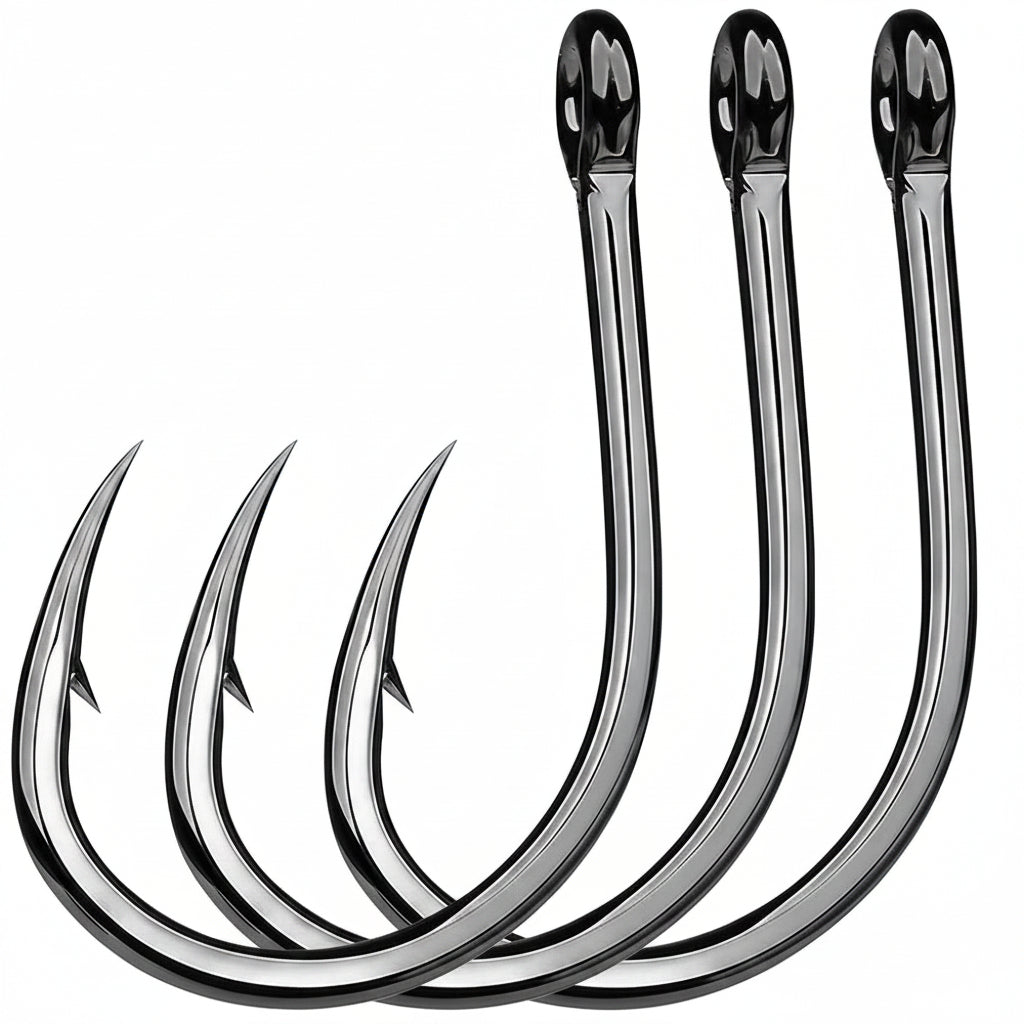 PROBEROS SZ122 saltwater fishing hooks 20pcs pack tin color high carbon steel