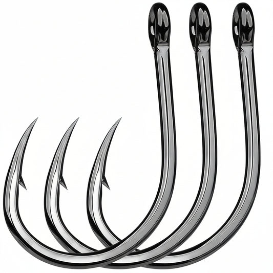 PROBEROS SZ122 saltwater fishing hooks 20pcs pack tin color high carbon steel