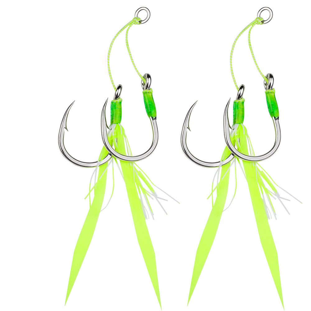 PROBEROS SZ131 Jigging Assist Hooks Saltwater for Tuna Snapper Grouper
