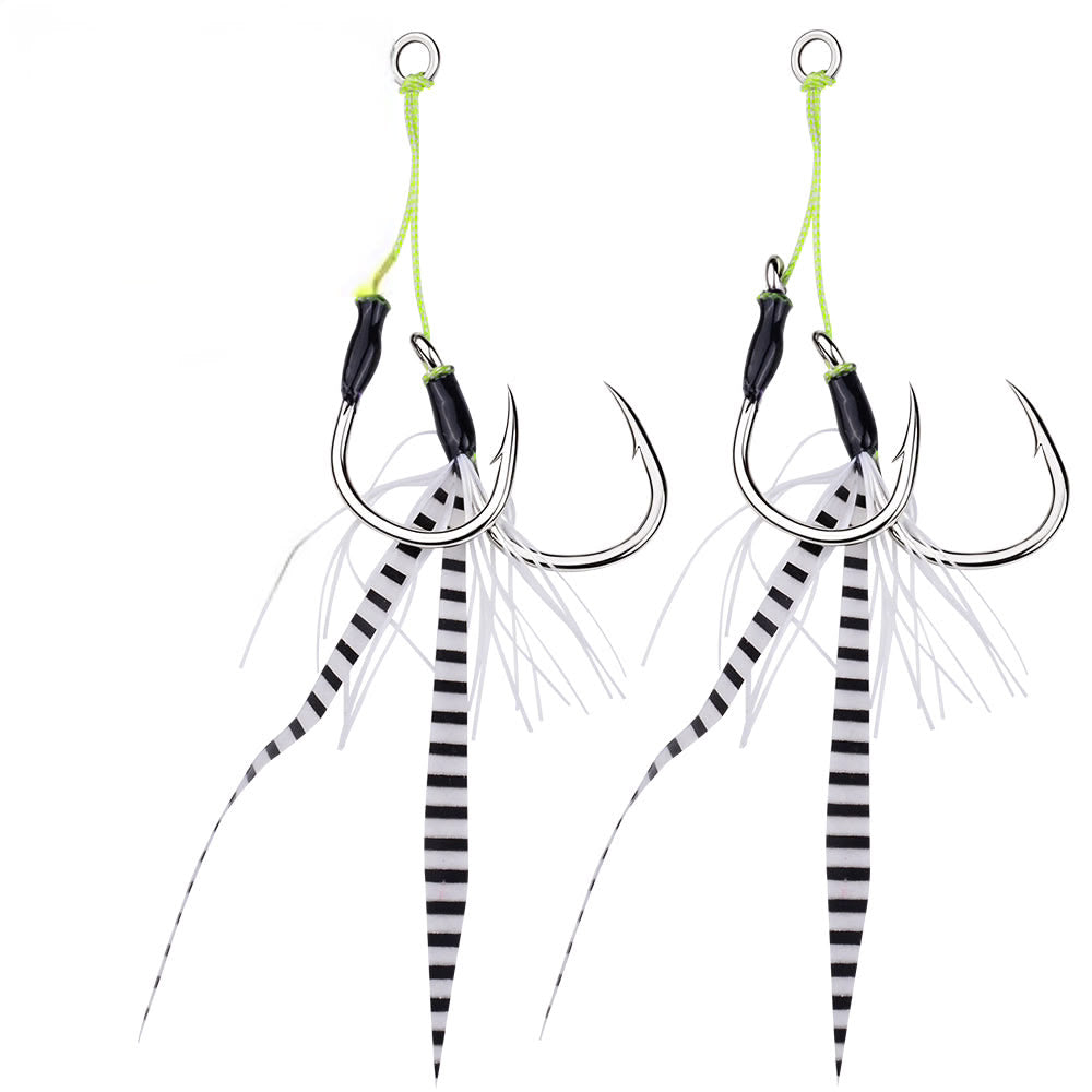 PROBEROS SZ132 Jigging Assist Hooks Saltwater for Tuna Snapper Grouper