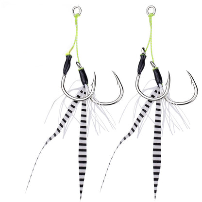 PROBEROS SZ132 Jigging Assist Hooks Saltwater for Tuna Snapper Grouper