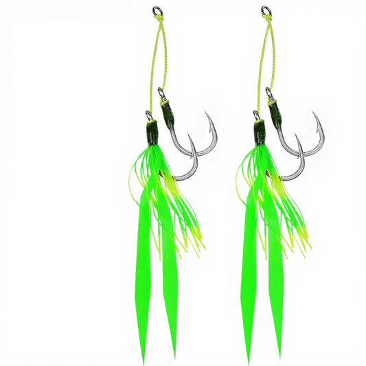 PROBEROS SZ133 Jigging Assist Hooks Saltwater for Tuna Snapper Grouper