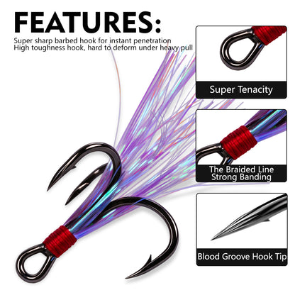 PROBEROS SZ142 Purple Feather and Red Tube Lock Features