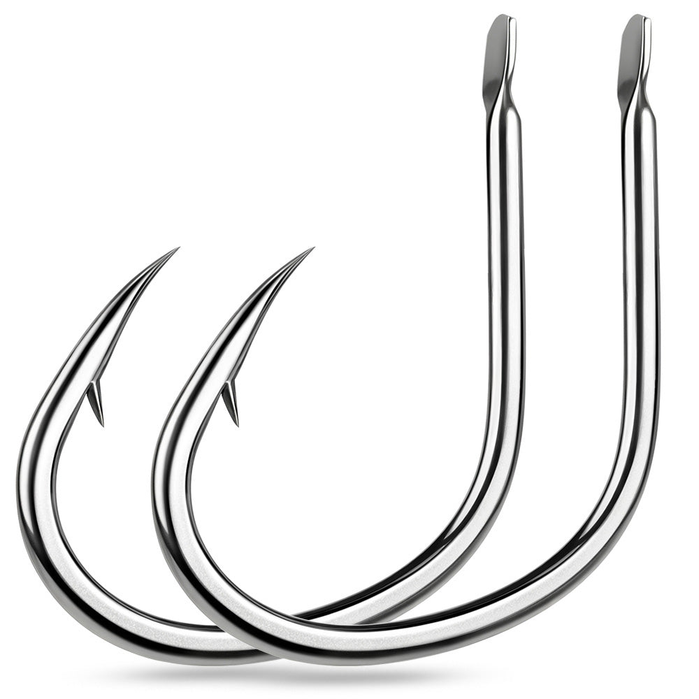 PROBEROS SJ57 Stainless Steel Circle Fishing Hooks, 1/0#-9/0# Heavy Duty Hooks