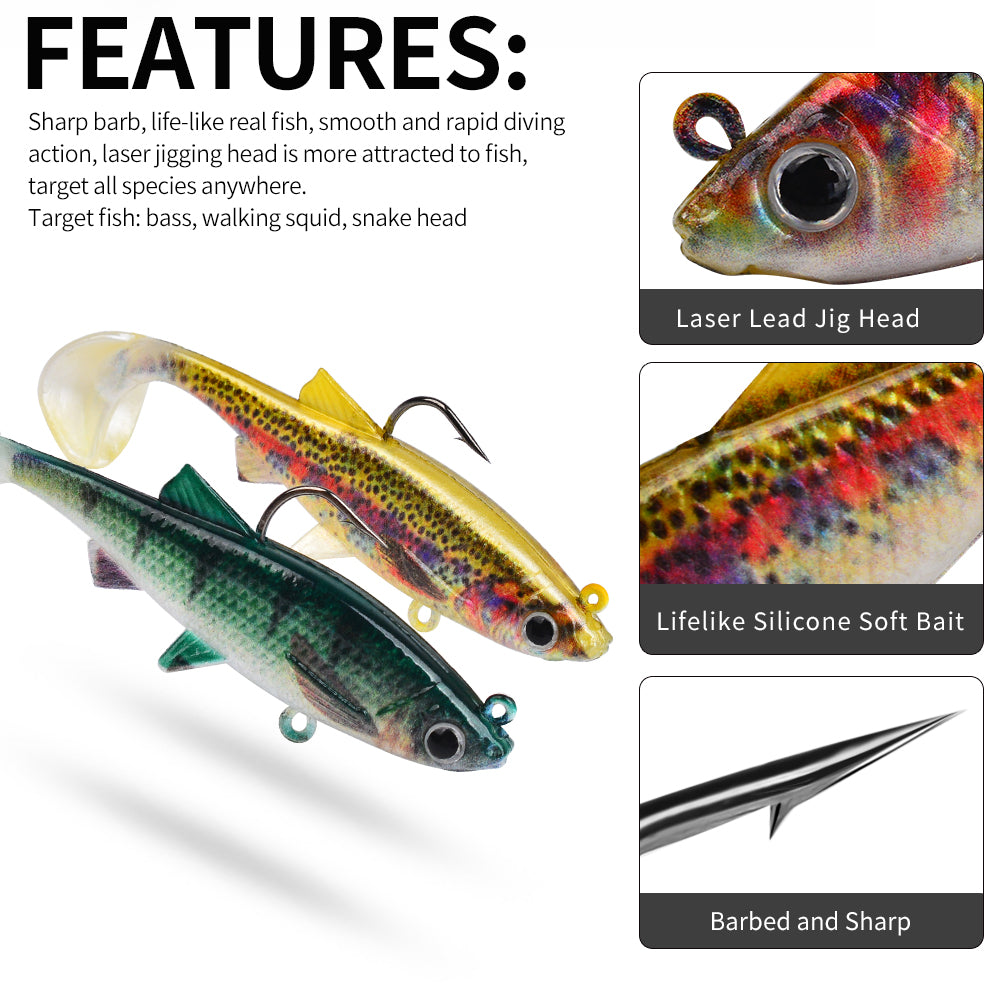 Internal lead weight for long casting and anti-snag top single hook design
