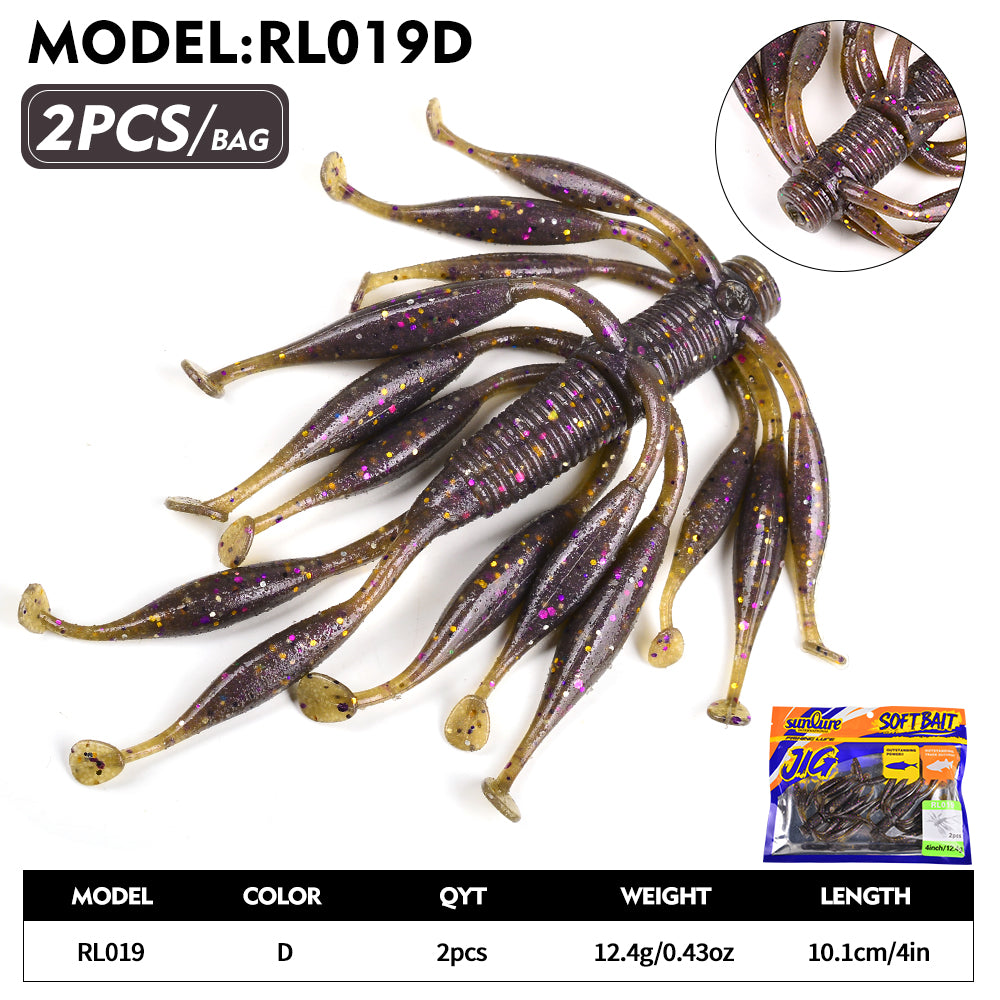 SUNLURE RL019 Octopus Tentacle Soft Creature Bait Color D