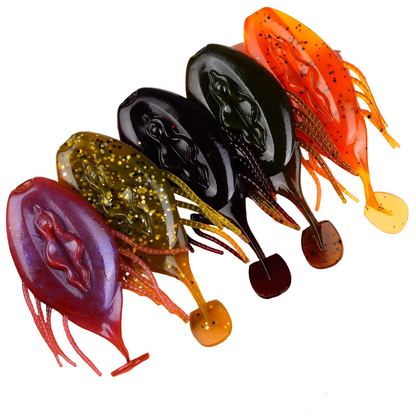 SUNLURE RL032 multi leg crawfish soft plastic creature bait lures for bass