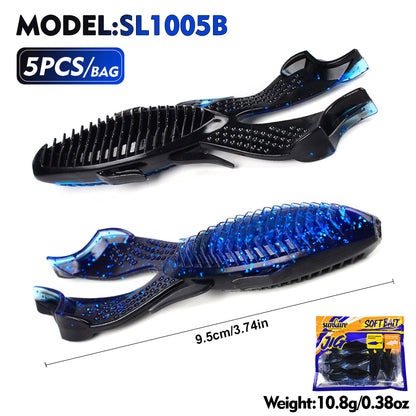 SUNLURE SL1005 soft plastic frog lure color B 9.5cm 10.8g