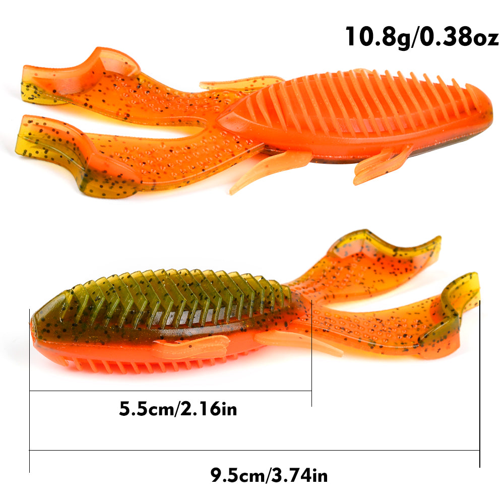 Size 9.5cm 3.74in and weight 10.8g specifications chart for SL1005 frog