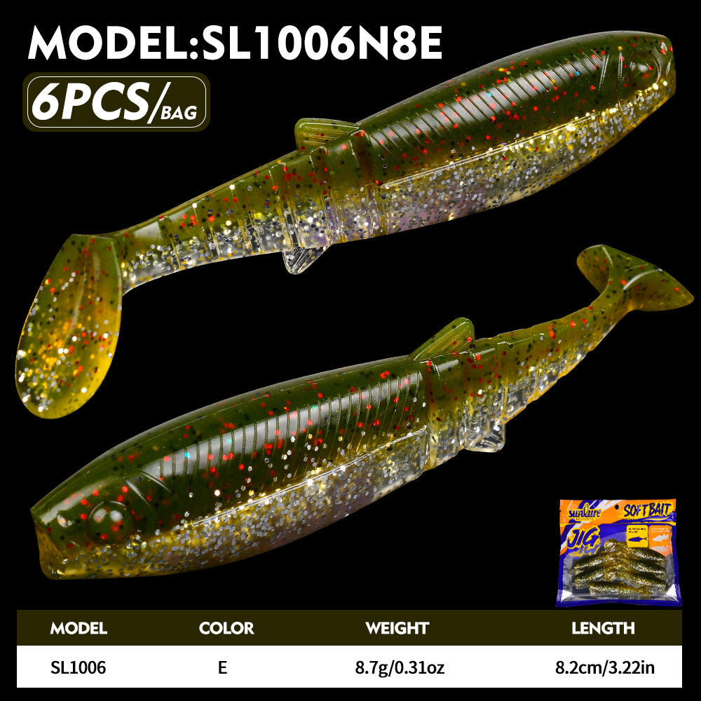 SUNLURE SL1006 Segmented Soft Swimbait Color E