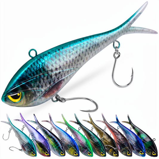 SUNLURE SL1011 Soft Plastic Swimbait 36g-277g Saltwater for Tuna Kingfish Pike